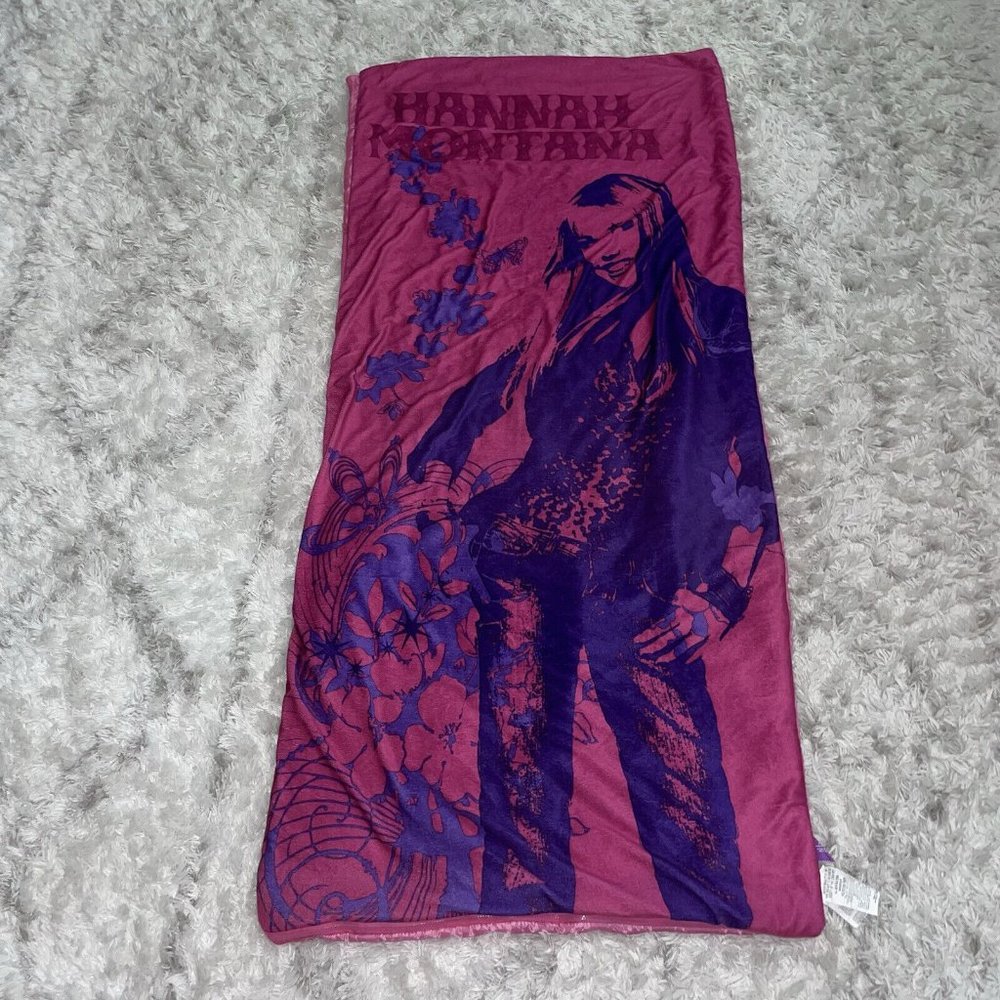 Disney Hannah Montana Miley Cyrus Girls Sleeping Bag
